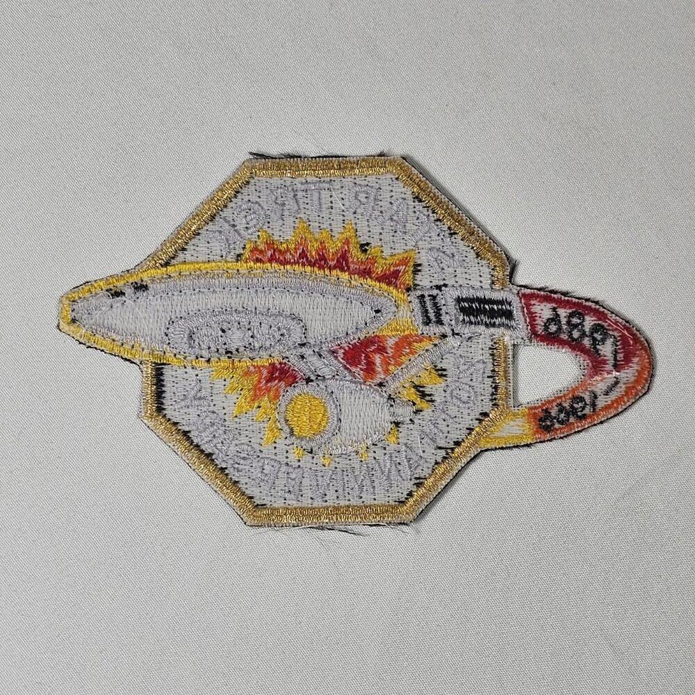 Vintage Star Trek 20th Anniversary "1966 to 1986" Embroidered Patch - Picture 4 of 4